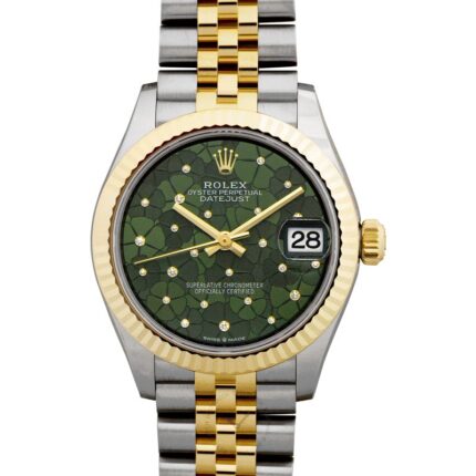 Datejust Automatic Green Dial Stainless Steel Ladies Watch